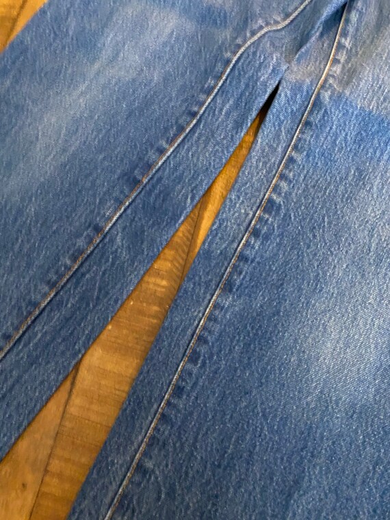 80s vintage womens levis 501  jeans denim pants b… - image 5