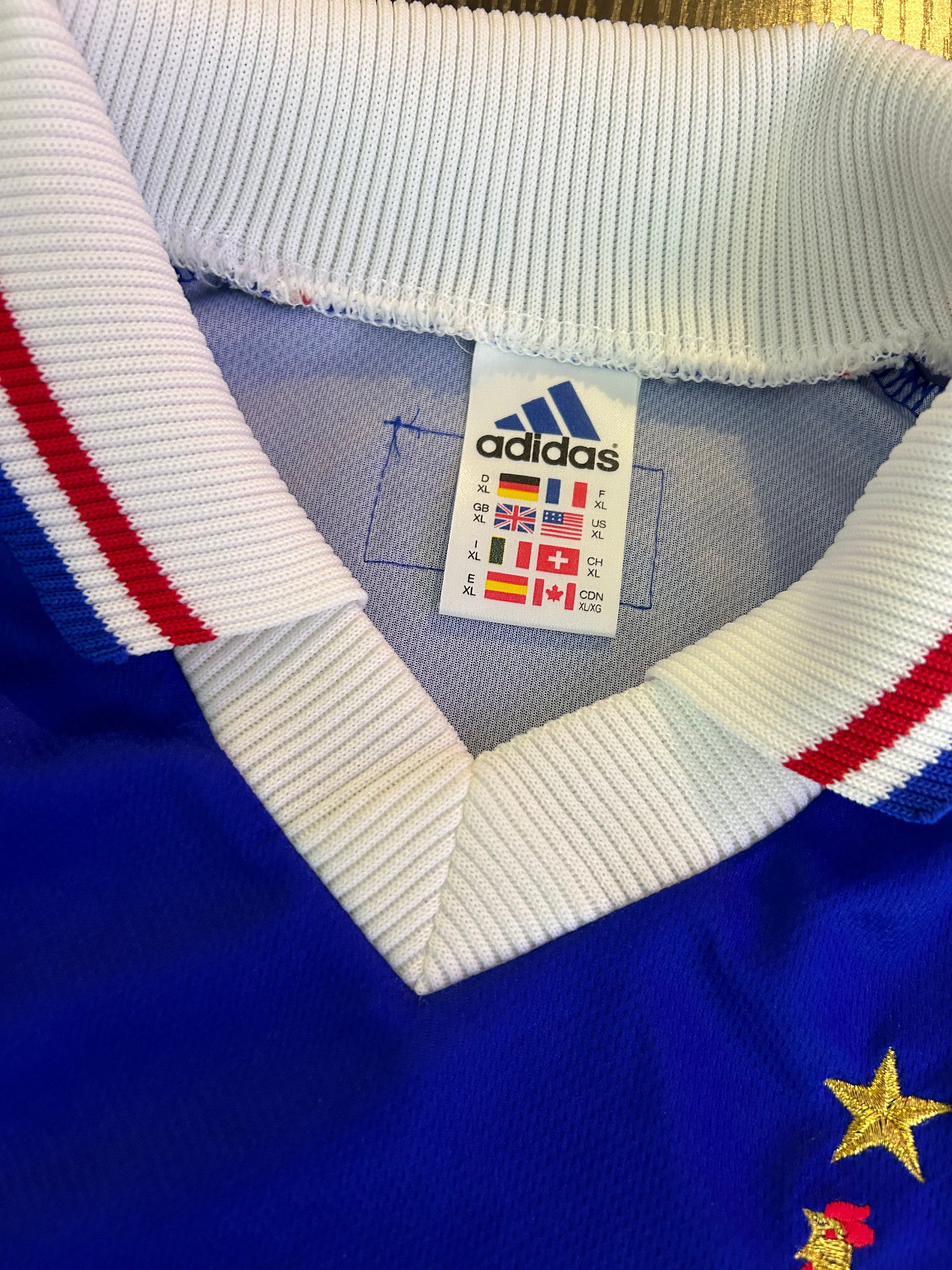 1990年代 アディダス フランス代表 メンズ S 90s アディダス adidas フランス代表 ウェア青 サッカー