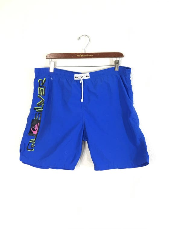 vintage quiksilver nylon shorts surfing surf shor… - image 1