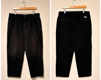 90s Vintage Polo Ralph Lauren Denim Chino Pants Made in Usa Size