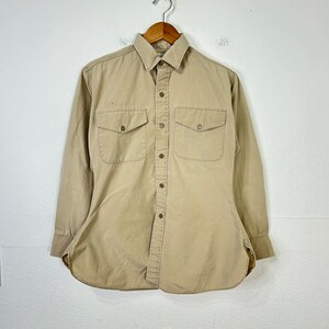 VINTAGE TWILL COTTON NEL SHIRT VINTAGE TWILL COTTON NEL SHIRT