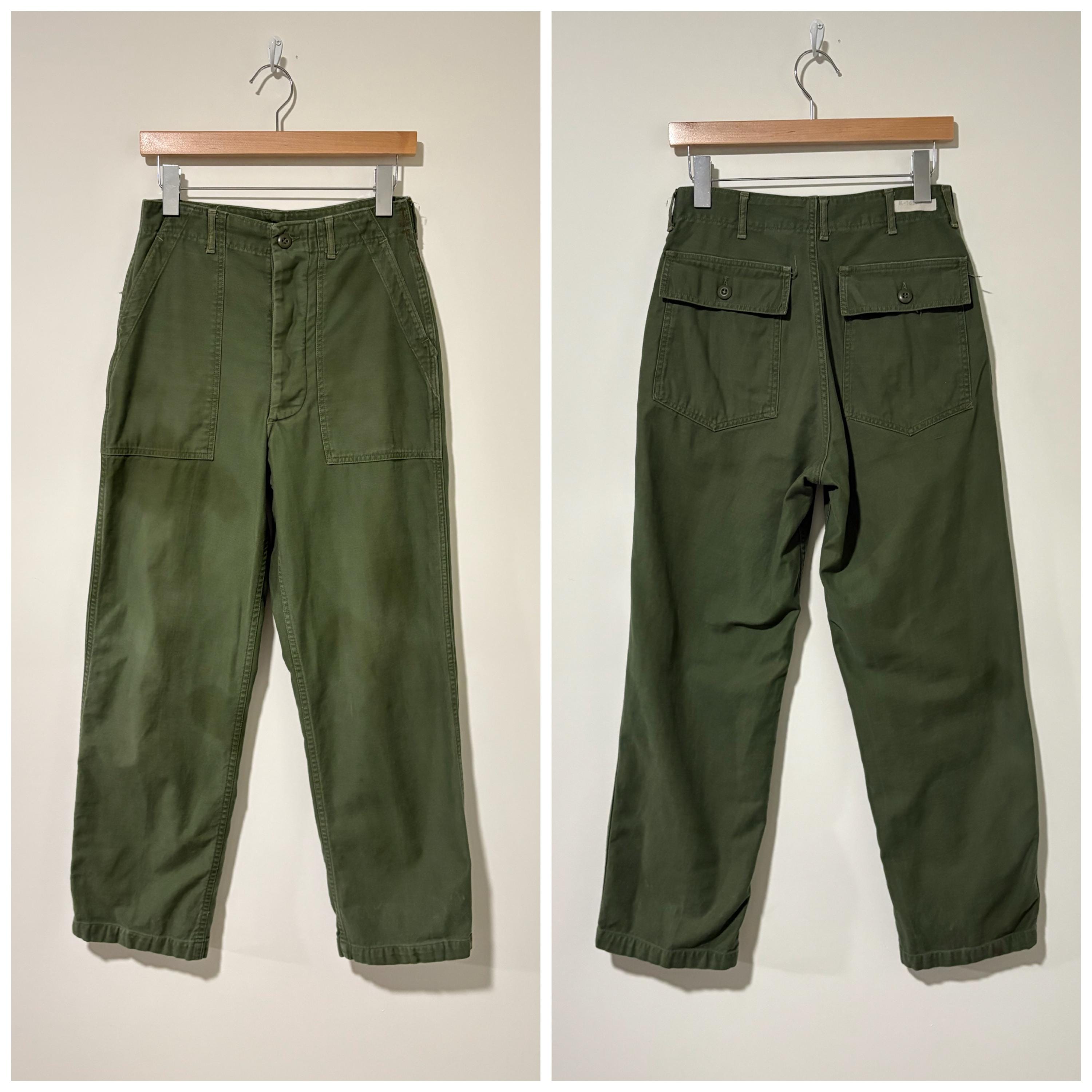 60s 70s Vintage Military Us Army Og-107 Baker Fatigue Pants Size