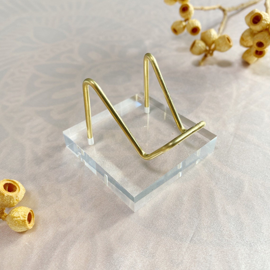 Crystal Display Stand / Mineral Display / Crystal Stand / Rock Etsy