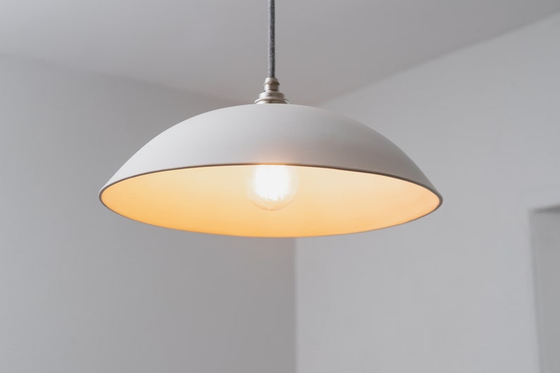 Matt White Dusk Pendant
