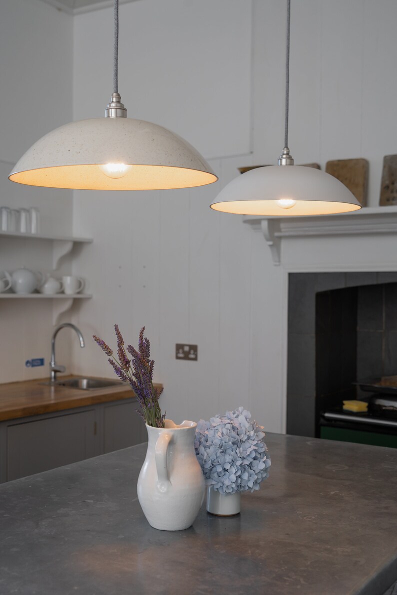 Matt White Dusk Pendant