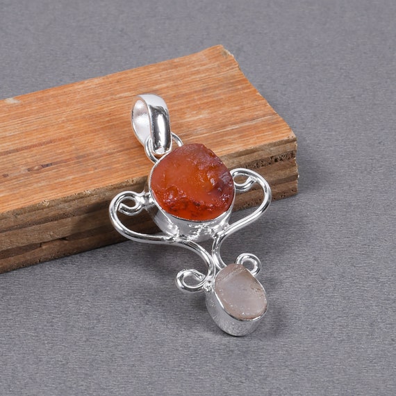 Handcrafted Pendant Carnelian Pendant 