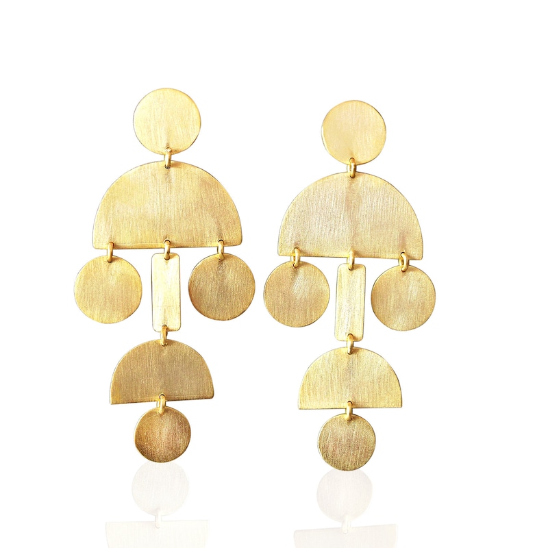 Local Brass Earrings Large