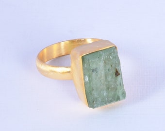 Wholesale Natural Green Kyanite Gemstone Ring Jewelry Supplier From Jaipur
