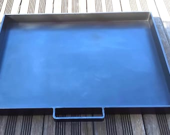 Op maat gemaakte aslade, as- en vetopvangbak, eenvoudig onderhoud van open haard, barbecue, pizzaoven : ) Verkoop in Europa