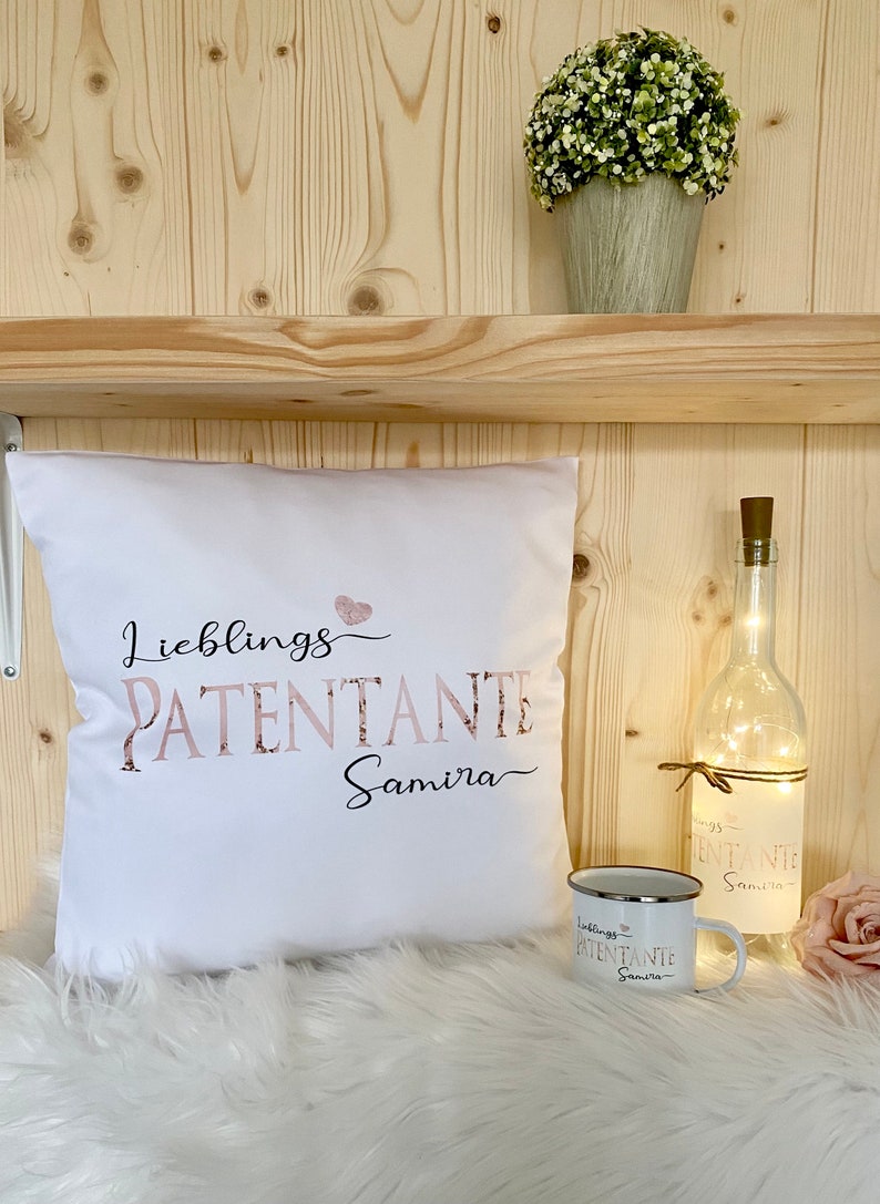 Patentante Geschenk Personalisiert Geschenke für Patentante Taufpatin Lieblingspatentante Geburtstag Weihnachten Tasse Manufaktur Liebevoll Bild 5