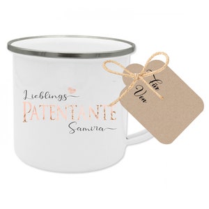 Patentante Geschenk Personalisiert Geschenke für Patentante Taufpatin Lieblingspatentante Geburtstag Weihnachten Tasse Manufaktur Liebevoll Tasse