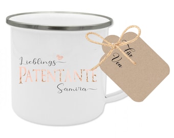 Patentante Geschenk Personalisiert Geschenke für Patentante Taufpatin Lieblingspatentante Geburtstag Weihnachten Tasse Manufaktur Liebevoll