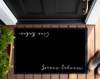 Doormat "Servus Peanut" "Ciao Cocoa" Doormat with saying Doormat Black Lettering Dirt trap mat Home Manufactory Lovingly