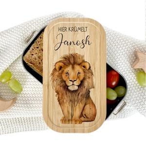 Lunch Box Personalized Stainless Steel Lion Nursery Lunch Box Children's Gift | Manufactory Loving