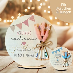 Einschulung Geschenk Einschulung Geld Geschenk Schulkind 2026 Einschulungsgeschenk Name Geschenke zum Schulanfang Mädchen Junge Einschulung