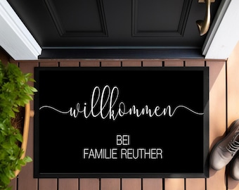 Personalized doormat with name, personalized doormat, welcome gift, family, wedding, moving, housewarming, lovingly handcrafted