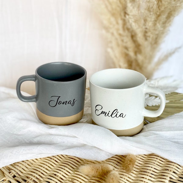 Tasse Personalisiert Geschenk Frau Mann Name Kaffeetasse Keramik Keramiktasse, Manufaktur Liebevoll