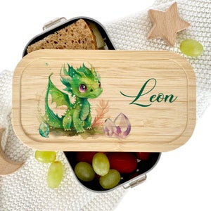 Brotdose Drache Einschulung Drache Brotdose Personalisiert Brotdose mit Drachen Einschulung Brotdose Drachen Lunchbox Manufaktur Liebevoll