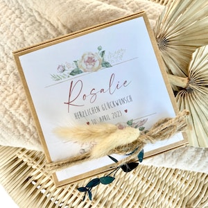 Geld Geschenk Karte Geburtstag personalisiert Geschenkschachtel Geldgeschenk Geburtstag Geschenk Geburt Taufe Jugendweihe Konfirmation Karte