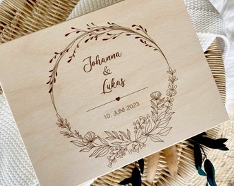 Memory box wedding personalized wedding gift spouses keepsake newlyweds memory box wooden box engraving gift