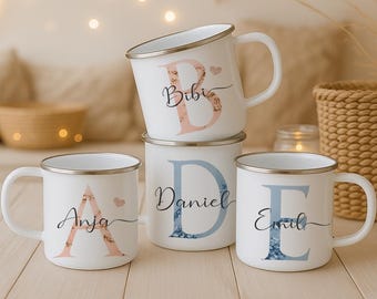 Mug Letter Personalized Gift Name Letter Mug