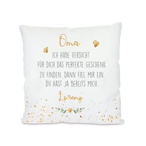 Pillow Gift Grandma Mom Dad Grandpa with saying name birthday gift personalized grandchild child manufacturer lovingly