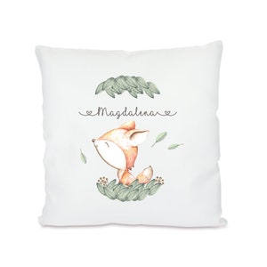 Name pillow | Child | Personalized | Forest animal | Name | Gift | Children's room