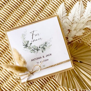 Personalized Gift Box Money Gift Wedding Wedding Card Wedding Gift Golden Wedding Wedding Gift Manufactory Lovingly