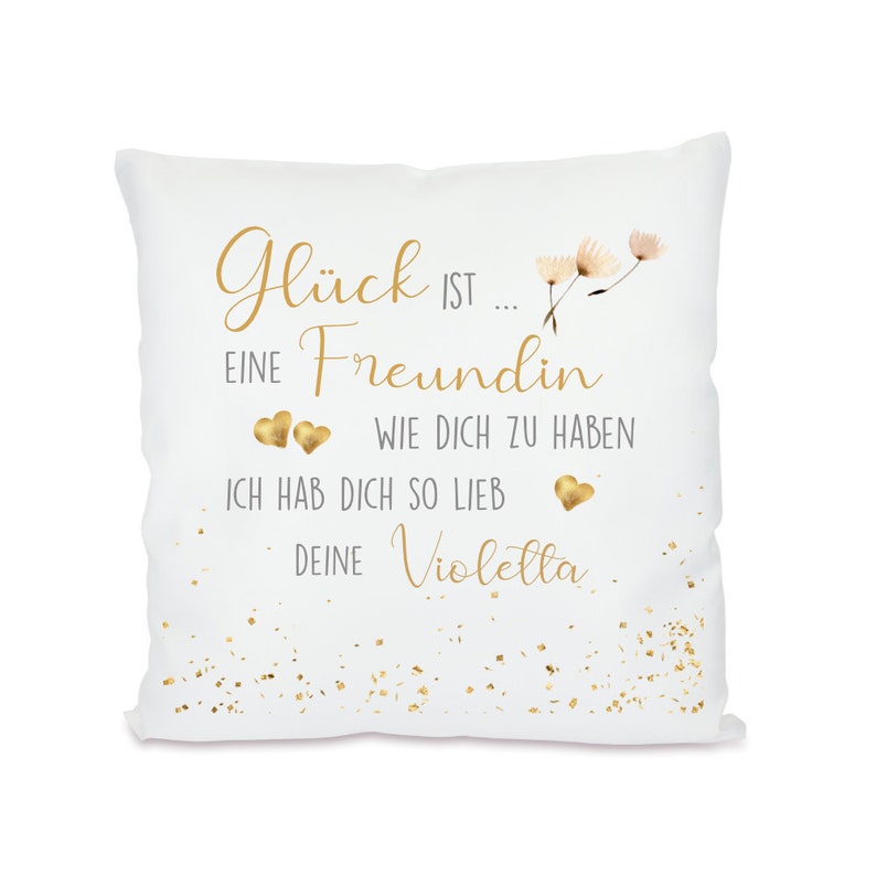 Mutter Tochter Kissen mit Spruch Glück ist... 7 Etsy