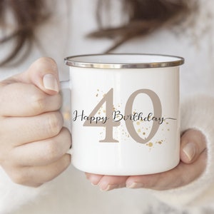 Tasse Geburtstag Frau Mann 18. 20. 30. 40. 50. 60. 70. 80. Geburtstag Geburtstagsgeschenk Freundin Mama Tochter Kollegin Geburtstag Geschenk