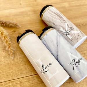 Loongway Personalisierter Thermobecher - Edelstahl Becher Mit Mädchen Motiv