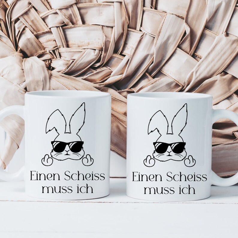 Tasse avec dicton Je dois avoir une merde Pâques drôle tasse lapin de Pâques néon cadeau de Pâques mari femme petite amie tasse à café tasse de Pâques image 9