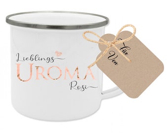 Geschenk | Uroma | Tasse | Personalisiert | Name | Lieblingsuroma