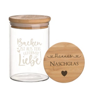 Spersonalizowany słoik na cukierki, słoik na ciasteczka, słoik na ciasteczka, niestandardowy grawerunek, imię, prezent, słoik na ciasteczka, urodziny, podziękowania, Boże Narodzenie, słoik do przechowywania