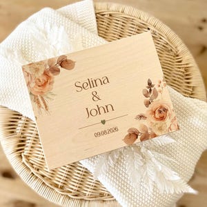 Erinnerungskiste Hochzeitsgeschenk Holzkiste Personalisiert Erinnerungsbox Geldgeschenk Hochzeit Geschenk Wedding Gift Geschenk zur Hochzeit