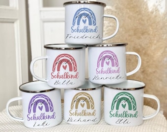 Mug school child, school child 2025, school enrollment gift, school child mug, school child, start of school, gift school enrollment, mug rainbow