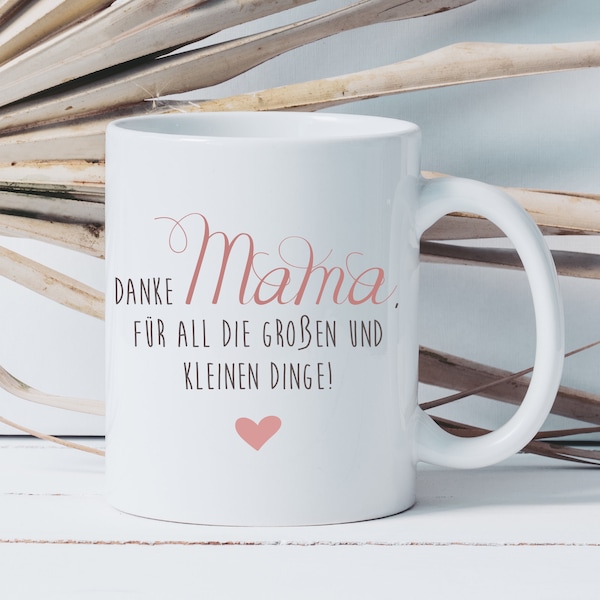 Personalisierte Mama Tasse Kaffeetasse Mama Geschenk Keramik Muttertag Tasse Geburtstagsgeschenk Muttertagsgeschenk Manufaktur Liebevoll