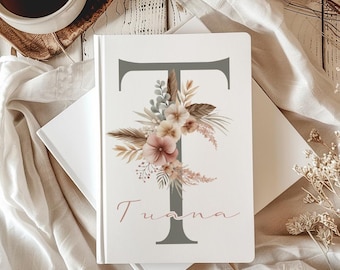 Notebook Personalized Journal DIN A5 Notebook Name Girlfriend Birthday Gift for Women Teenager Diary Notebook Daughter Gift