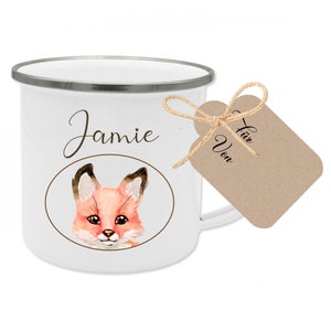 Personalisierte Kindertasse mit Namen Geschenk Tasse Hase Geburtstag Namenstasse Einschulung Kindertag Ostern 5 Motive zur Auswahl Bild 3