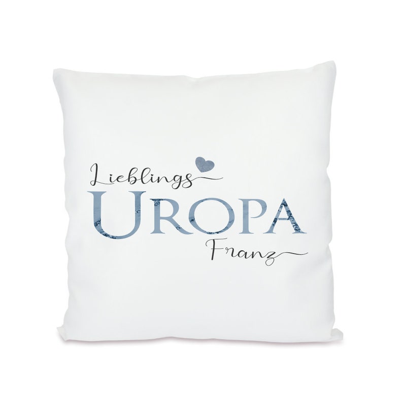 Geschenk Uroma Flaschenlicht Personalisiert Name Lieblingsuroma Kissen Uropa