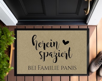 Doormat Come in Personalized doormat with name Doormat Dirt trap mat Gift doormat Home Family Manufactory Loving