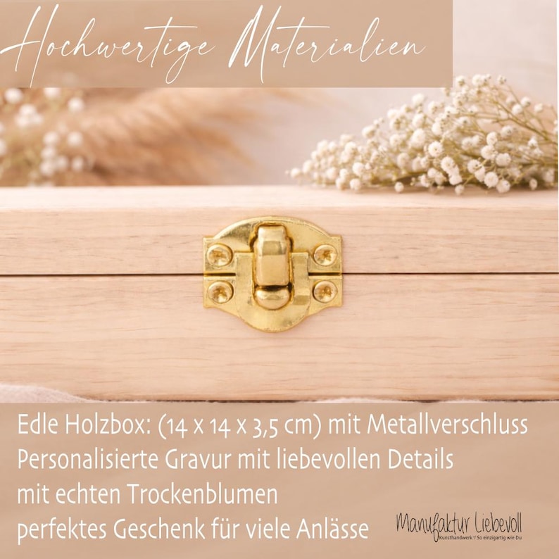 Personlig present till flickvän | Bästa vänpresent till födelsedag eller jul | Fotopresent i trä med namn | Tackpresent till flickvän bild 7