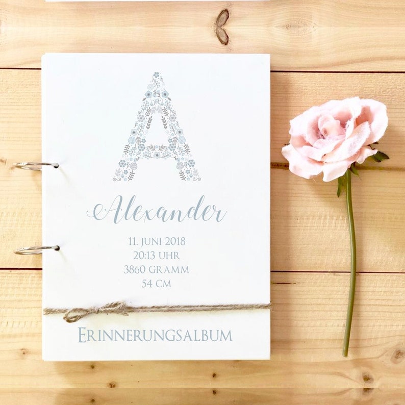 Guestbook for the birth of DIN A3