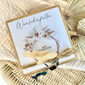 Wunscherfüller Geldgeschenk Hochzeit Gutschein Verpackung Geburtstag Jugendweihe Konfirmation Box Personalisiert Manufaktur Liebevoll