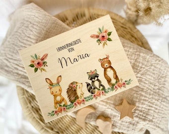 Caja de recuerdos, caja de recuerdos bebé, regalo nacimiento, caja de recuerdos bebé, regalo bautizo, regalo personalizado bebé caja de regalo