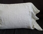 Linen Bag Style Sleeping Pillowcase full opening at one and Standard Queen King Euro Square body pillow Case pillow Cover Natural fabric