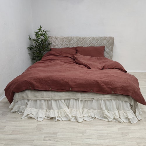 Linen Duvet Cover Duvet Cover Set 100 Percent Stonewashed Etsy