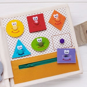 Felt Quiet Book: Sensory Activity Toy for Toddlers