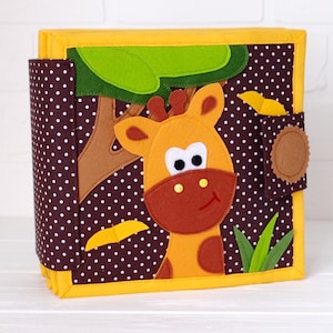 Custom Felt Quiet Book: Montessori Activity Book for Toddlers