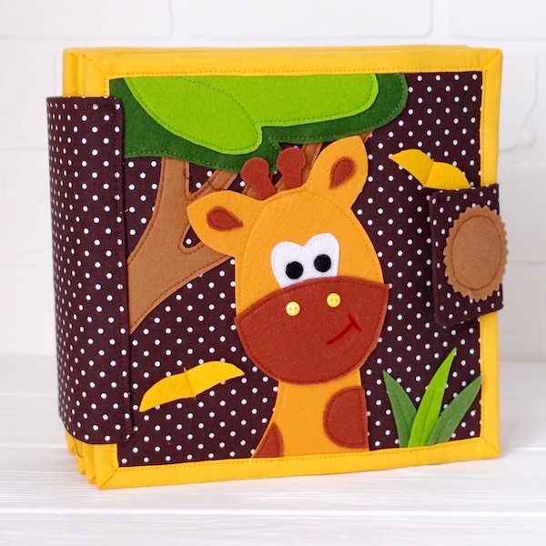 Custom Felt Quiet Book: Montessori Activity Book for Toddlers